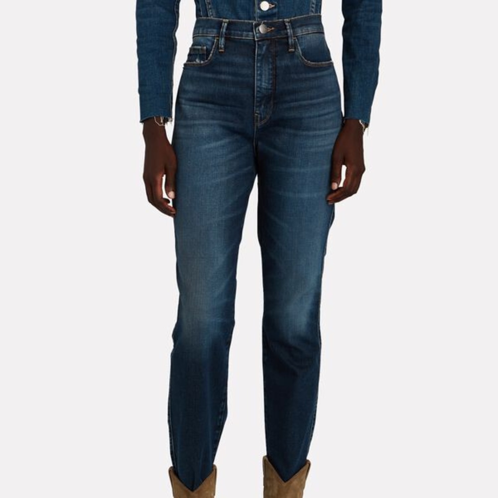 FRAME Denim Le Sylvie Slender Straight-Leg Jeans